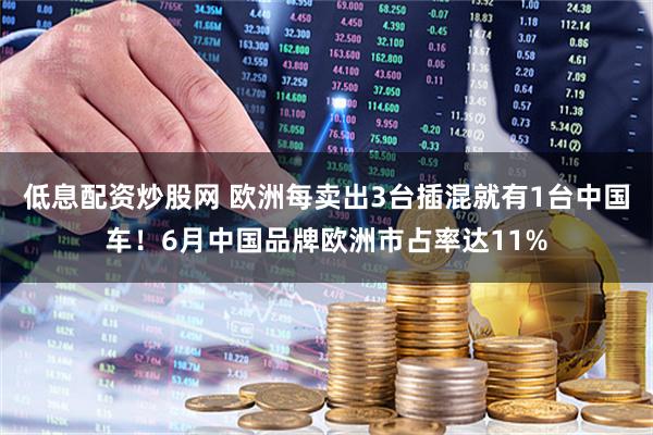 低息配资炒股网 欧洲每卖出3台插混就有1台中国车!6月中国品牌欧洲市占率达11%
